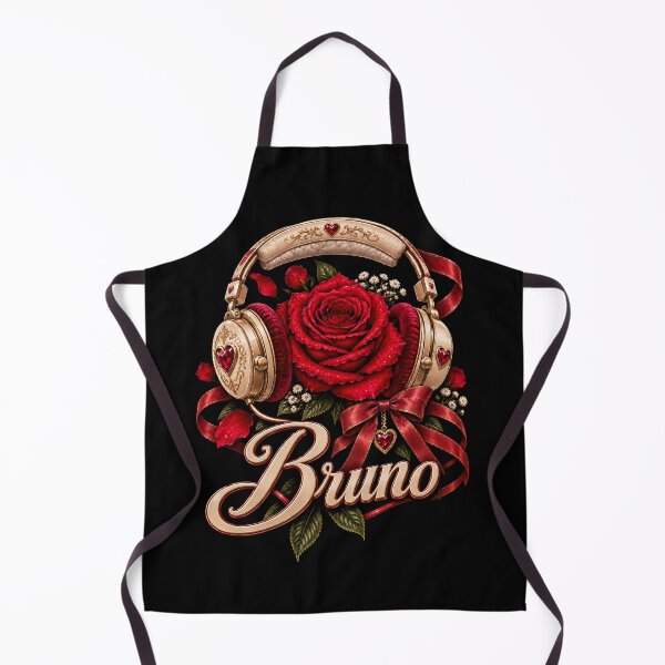 Item preview, Bruno Red Rose Headphones Romantic Music designed and sold by Abigaildixon92.