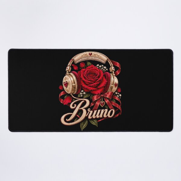 Item preview, Bruno Red Rose Headphones Romantic Music  designed and sold by Abigaildixon92.