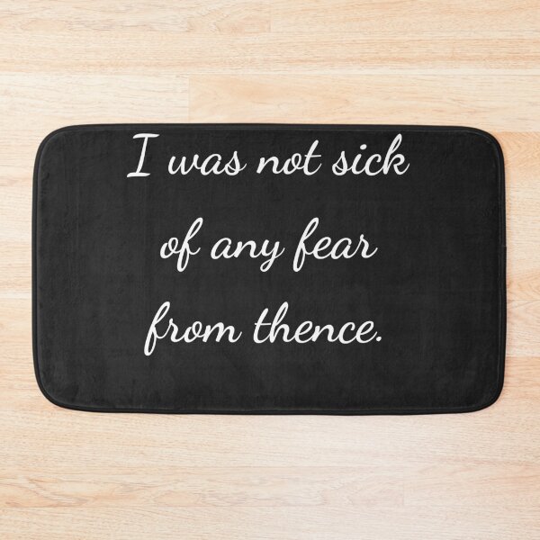 Item preview, “I was not sick of any fear from thence.” - handwriting white designed and sold by ariksworld.