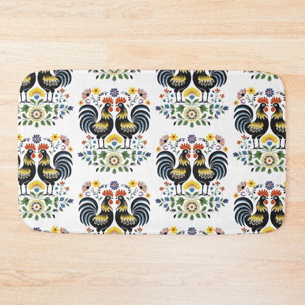 Item preview, Polish Flowers Rooster| Wycinanki | Folklore | Folk Art Blue designed and sold by xiao xuans.