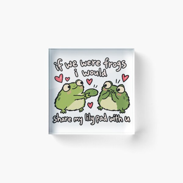 Item preview, If We Were Frogs Funny Frog Love designed and sold by MonkiFlipp.