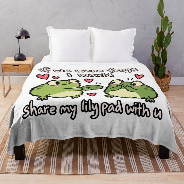 Item preview, If We Were Frogs Funny Frog Love designed and sold by MonkiFlipp.