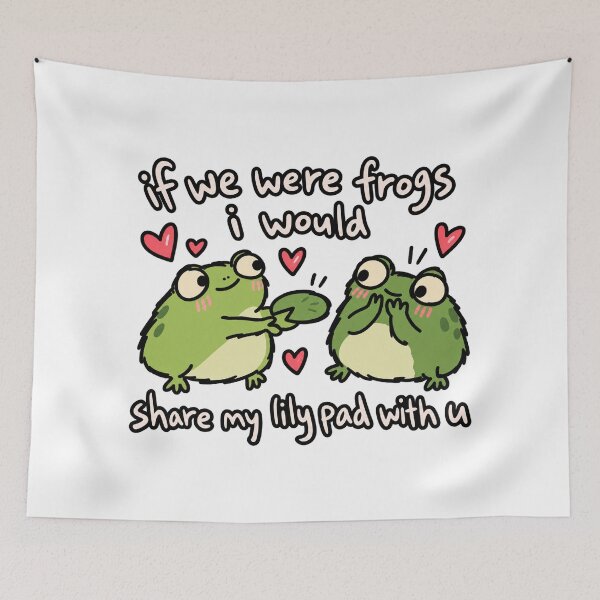 Item preview, If We Were Frogs Funny Frog Love designed and sold by MonkiFlipp.