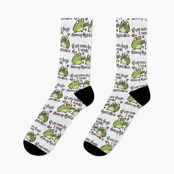 Item preview, If We Were Frogs Funny Frog Love designed and sold by MonkiFlipp.