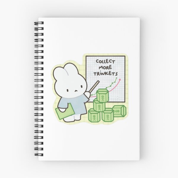 Item preview, Cute Bunny Collect More Trinkets Graph designed and sold by SopheeTrah.