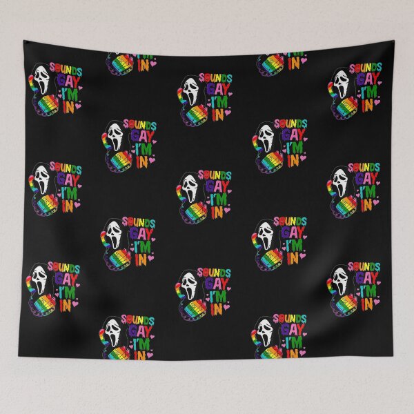 Item preview, Ghostface Pride - Sounds Gay I'm In Rainbow designed and sold by Bohepa.