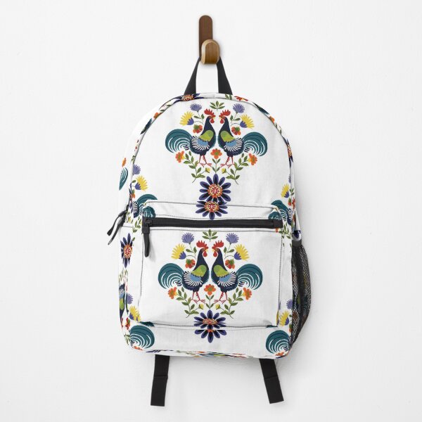 Item preview, Polish Flowers Rooster| Wycinanki | Folklore | Folk Art Blue designed and sold by xiao xuans.