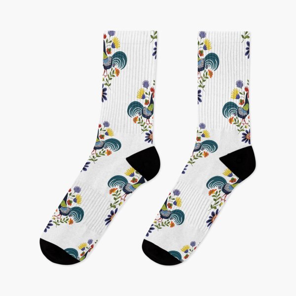 Item preview, Polish Flowers Rooster| Wycinanki | Folklore | Folk Art Blue designed and sold by xiao xuans.