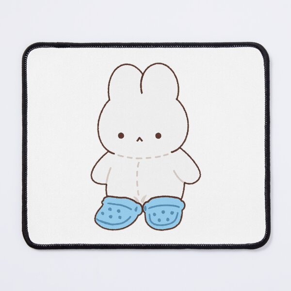 Item preview, Cute Bunny in Blue Clogs Kawaii Sticker designed and sold by PaisynnSeika.