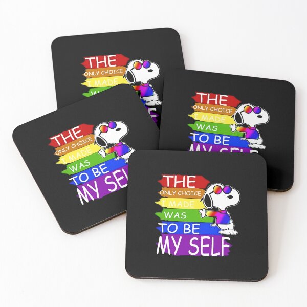 Item preview, Snoopy Rainbow Pride - The Only Choice Was To Be Myself designed and sold by Bohepa.