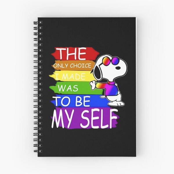 Item preview, Snoopy Rainbow Pride - The Only Choice Was To Be Myself designed and sold by Bohepa.