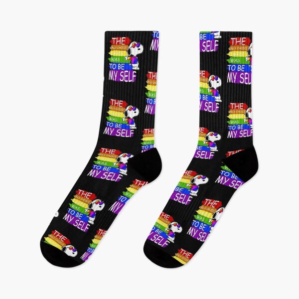 Item preview, Snoopy Rainbow Pride - The Only Choice Was To Be Myself designed and sold by Bohepa.