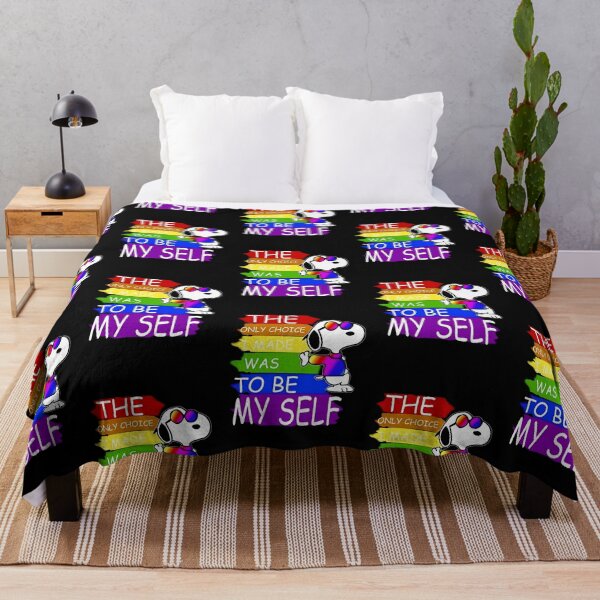 Item preview, Snoopy Rainbow Pride - The Only Choice Was To Be Myself designed and sold by Bohepa.