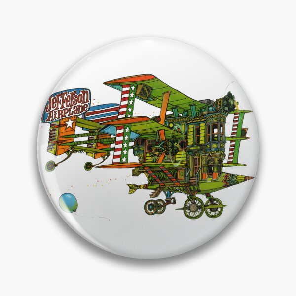 Item preview, Jefferson Airplane Inspired Psychedelic Rock Band Vintage Style Artwork designed and sold by Black4rrow.