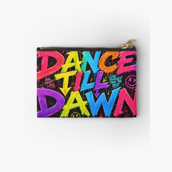Item preview, Dance Till Dawn – Neon Acid Rave Graffiti designed and sold by RH Design Lab.