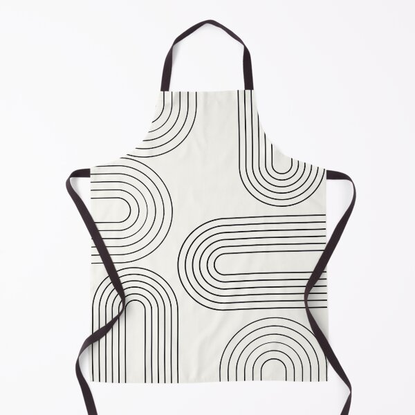 Item preview, Minimalist Black and White Abstract Arch Line Art designed and sold by HBBS DESIGNS.