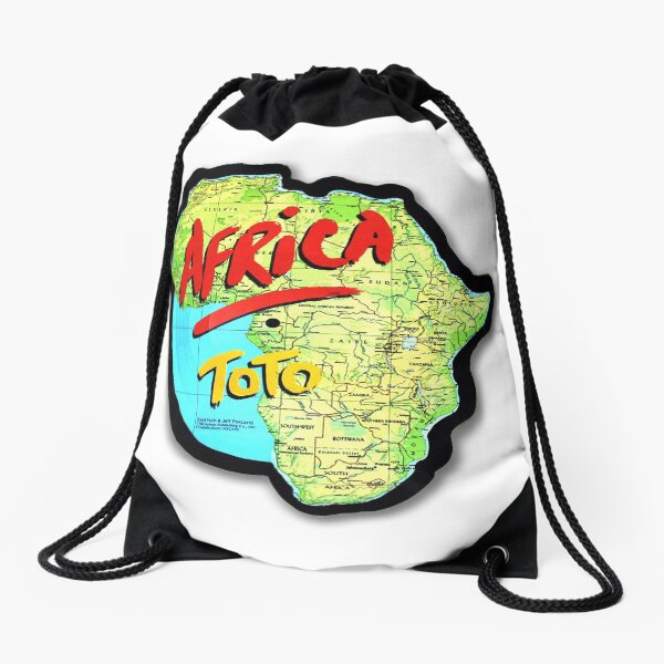 Africa - Toto logo Drawstring Bag