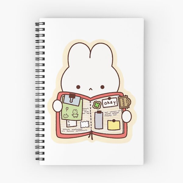 Item preview, Cute Bunny Journal Planner Sticker Art designed and sold by GrausQuinn.