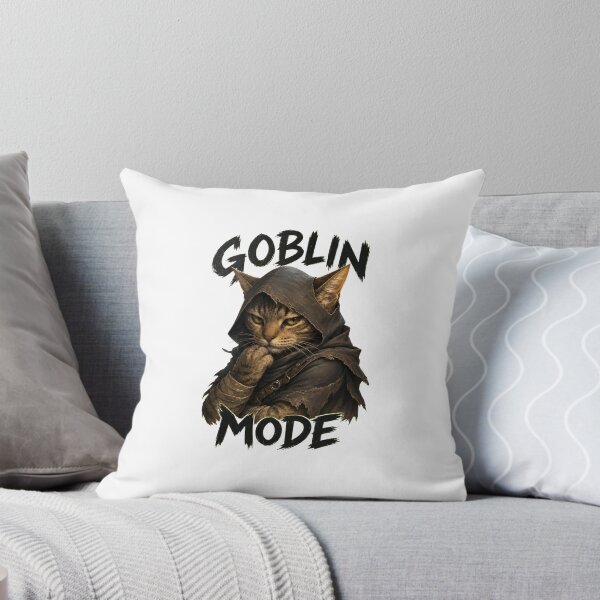 Item preview, Goblin Mode Cat Face Funny Meme Animal designed and sold by Dmo3HarkoArt.