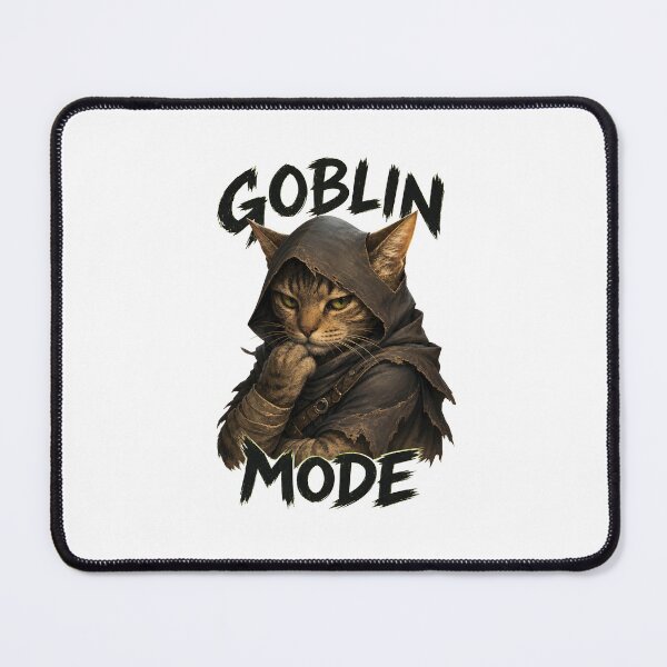 Item preview, Goblin Mode Cat Face Funny Meme Animal designed and sold by Dmo3HarkoArt.
