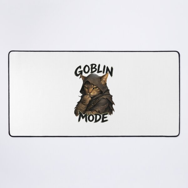 Item preview, Goblin Mode Cat Face Funny Meme Animal designed and sold by Dmo3HarkoArt.