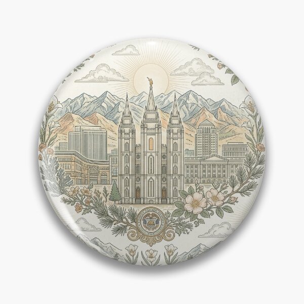 Item preview, Utah Retro Vintage Sunset - Utah Mountain Souvenir - Gift - Hometown - Hiking - Nature designed and sold by HappyTees Lab.