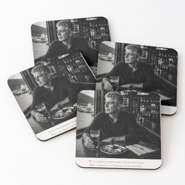 Item preview, Anthony Bourdain - Enjoy the Ride  Quote designed and sold by LuluLeb.