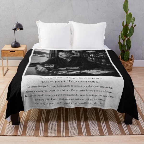 Item preview, Anthony Bourdain - Enjoy the Ride  Quote designed and sold by LuluLeb.