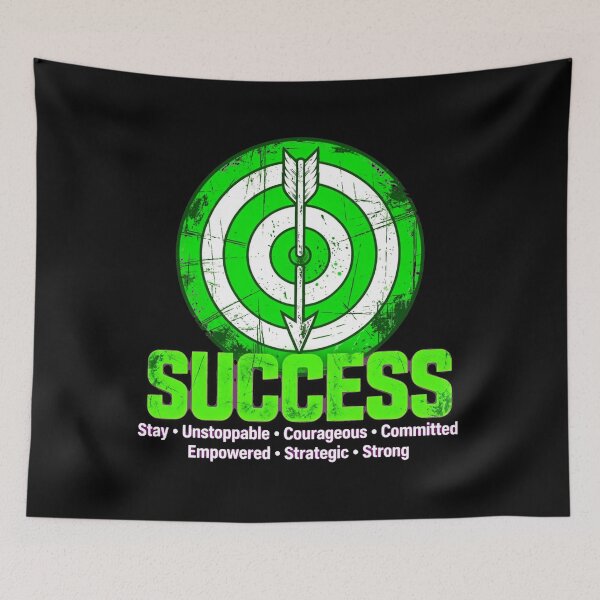 Item preview, Success Motivational Target Arrow Streetwear designed and sold by Vibe-Vary.