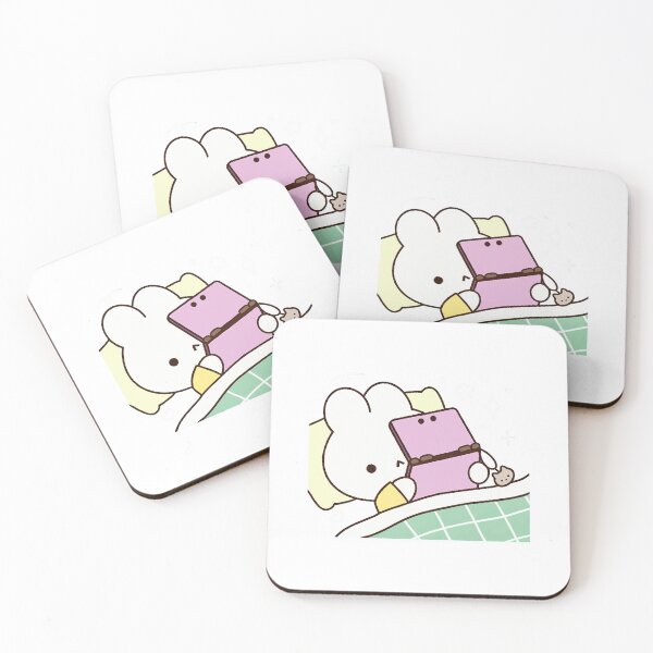 Item preview, Cute Sleepy Bunny Kawaii Art designed and sold by marlineseu.
