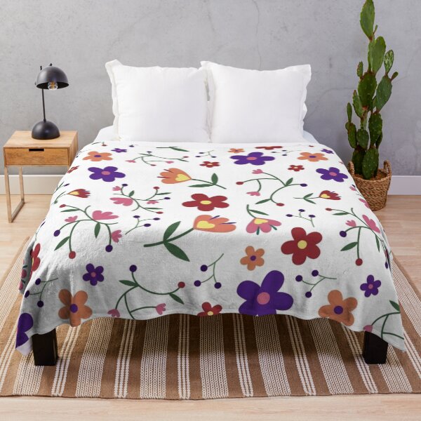Item preview, Folk Floral Seamless Pattern designed and sold by ShivCraftStudio.