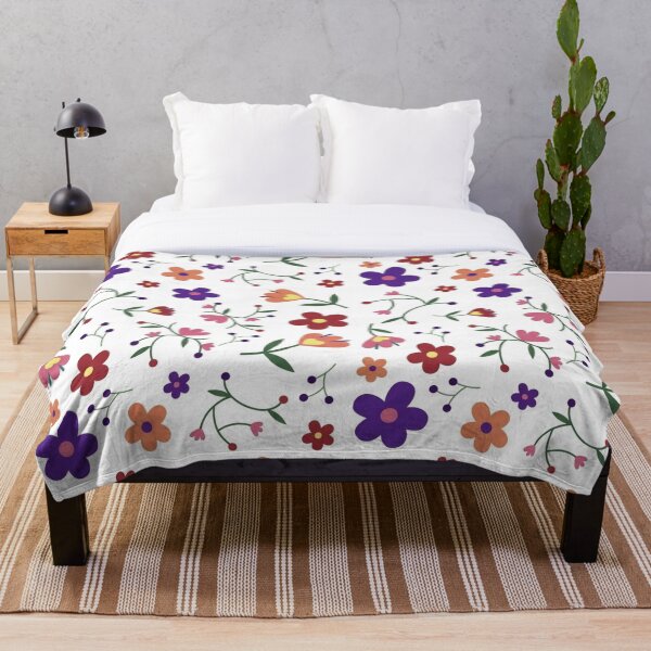 Item preview, Folk Floral Seamless Pattern designed and sold by ShivCraftStudio.