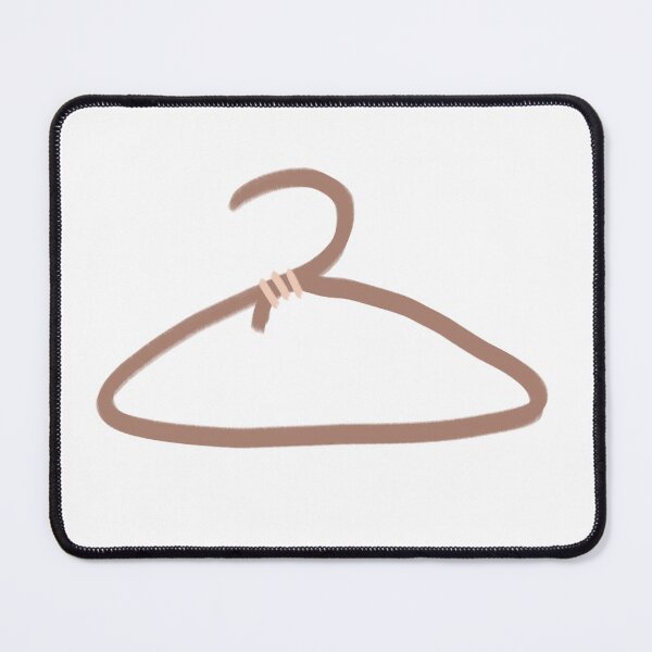 Item preview, Minimalist Clothes Hanger Organization Icon designed and sold by raun.draw.