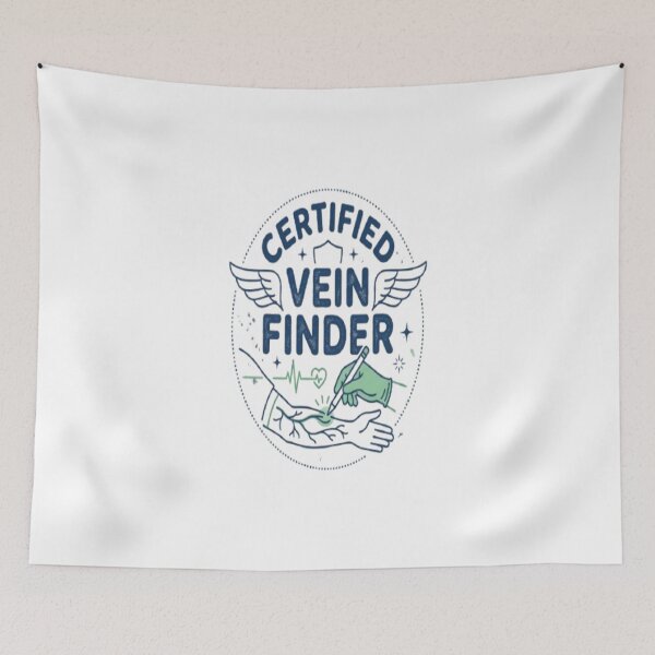 Item preview, Certified Vein Finder Funny Nurse Shirt – Nursing Gift designed and sold by ArtsyElegance4U ⭐⭐⭐⭐⭐.