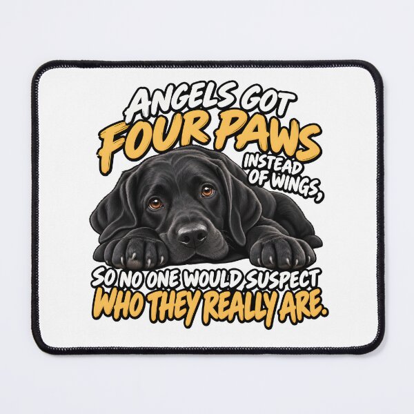Item preview, Angels Have Four Paws designed and sold by PRINTIONAL.
