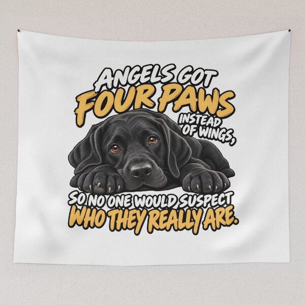 Item preview, Angels Have Four Paws designed and sold by PRINTIONAL.