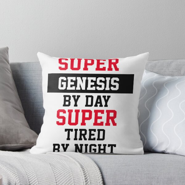 Item preview, Super Genesis Inspired Design - Energetic By Day, Tired By Night Graphic Art designed and sold by keithnoir.