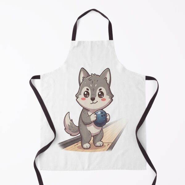 Item preview, Cute Wolf Bowling Ball Alley designed and sold by Ella_Sketch.
