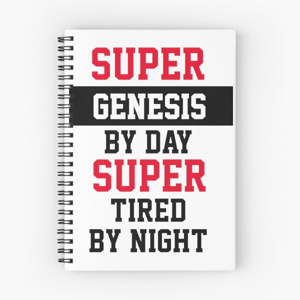 Item preview, Super Genesis Inspired Design - Energetic By Day, Tired By Night Graphic Art designed and sold by keithnoir.