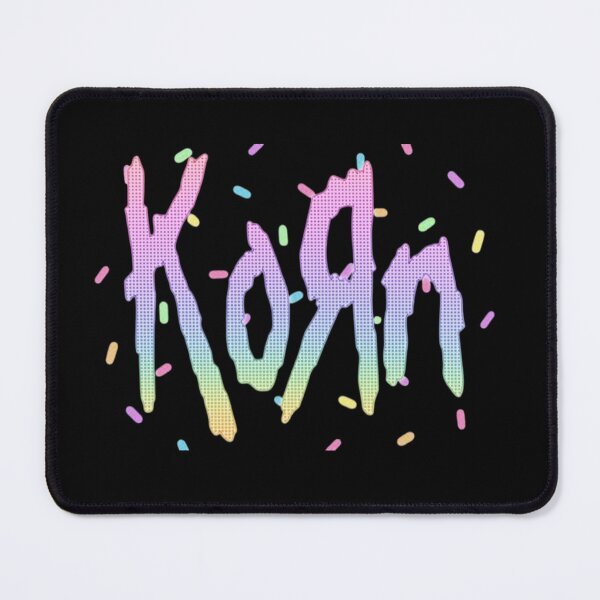 Item preview, Korn Pastel Rainbow Sprinkle Band Logo designed and sold by Bohepa.