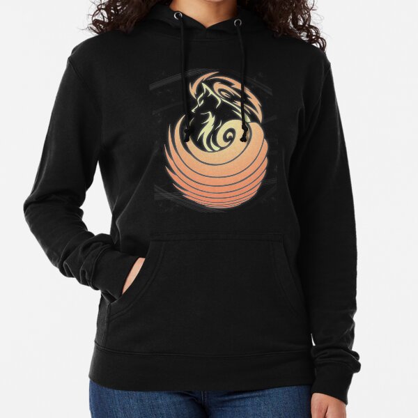 Ninetales Tribal Design Leichter Hoodie