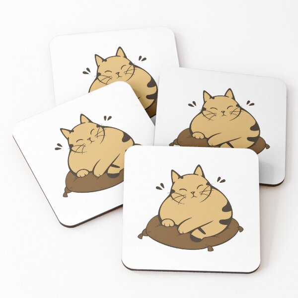 Item preview, Whimsical Chubby Cat Sketch Art designed and sold by Dmo3HarkoArt.