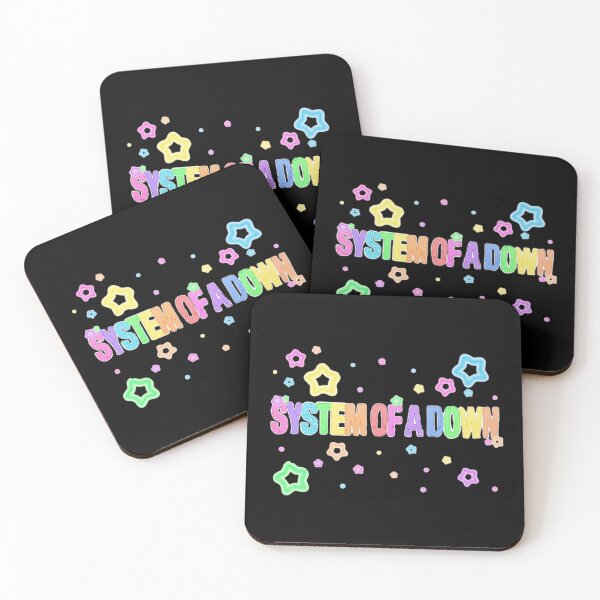 Item preview, System Of A Down Pastel Rainbow Stars designed and sold by Bohepa.