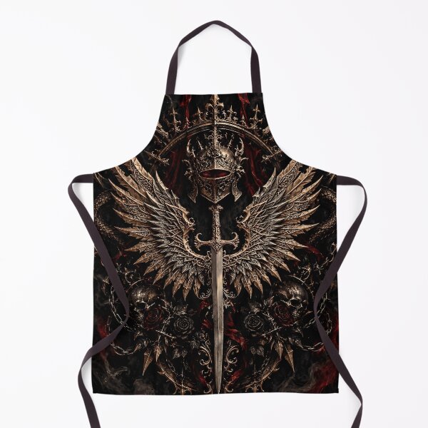 Item preview, Gothic Warrior Sword Winged Helmet Art designed and sold by KuzeyWestStudio.