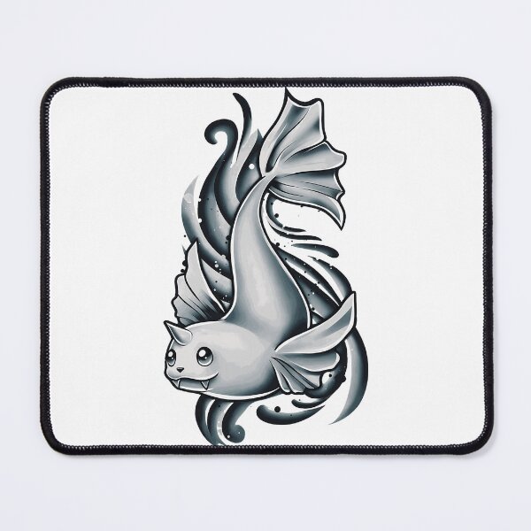 Item preview, Cute Fanged Fish Tattoo Style Tank Top designed and sold by GrausQuinn.
