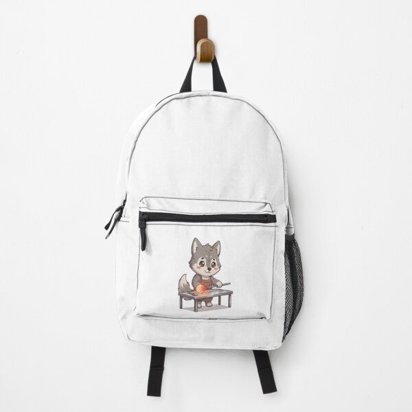 Item preview, Cute Wolf Glassblowing Hot Workshop designed and sold by Ella_Sketch.