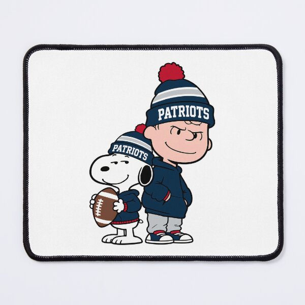 Item preview, Charlie Brown & Snoopy New England Patriots Football Retro F162 designed and sold by GLUVY-THEME.