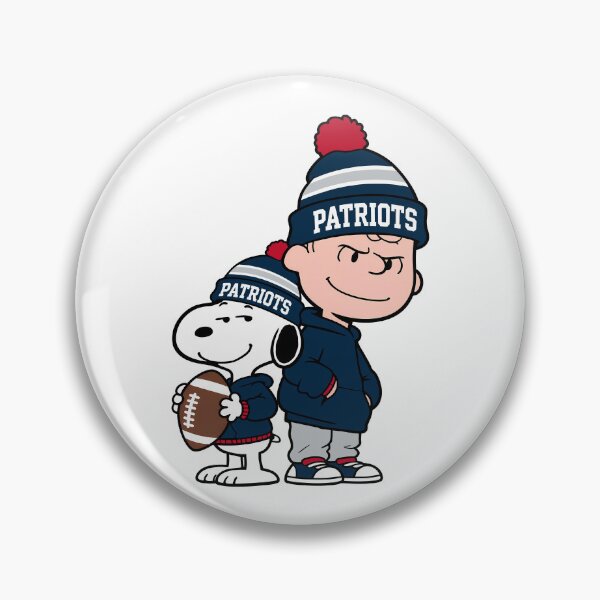 Item preview, Charlie Brown & Snoopy New England Patriots Football Retro F162 designed and sold by GLUVY-THEME.