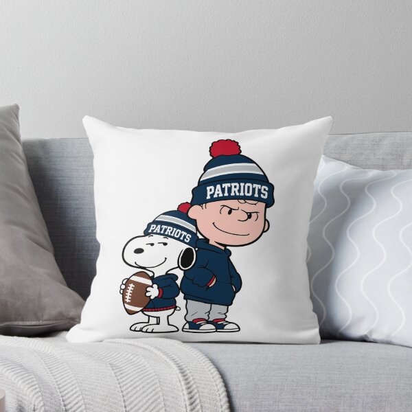 Item preview, Charlie Brown & Snoopy New England Patriots Football Retro F162 designed and sold by GLUVY-THEME.