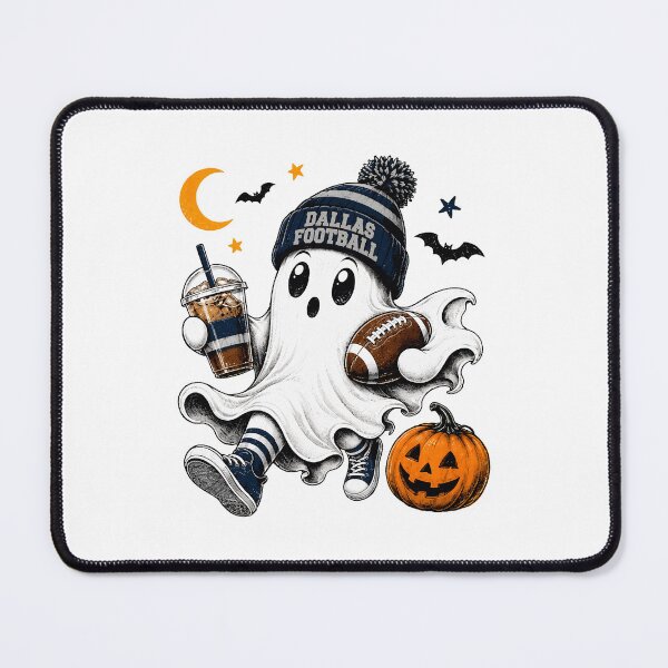 Item preview, Cute Ghost Football Coffee Halloween designed and sold by jaquelynco.